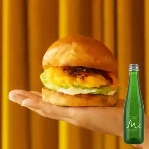 Sándwich full + agua manantial gas 300ml
