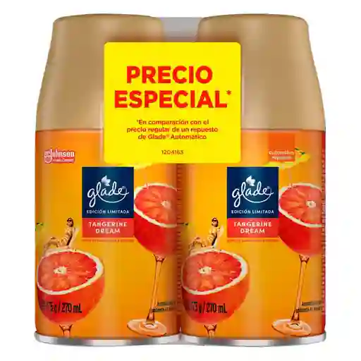 Glade Aromatizante Ambiente Aerosol Repuesto