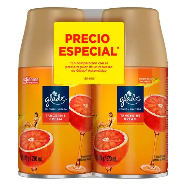Glade Aromatizante Ambiente Aerosol Repuesto