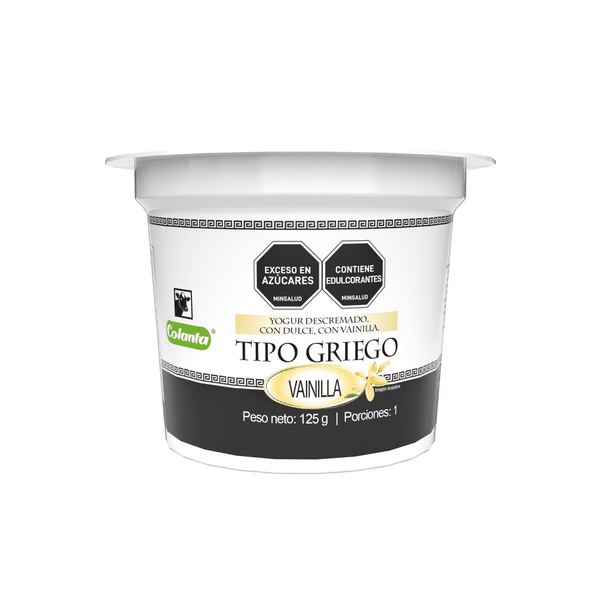 Colanta Yogur Griego Sabor Vainilla 125 g