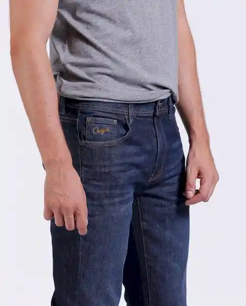 Straight Fit Morris Osc Azul Talla 38 Hombre Chevignon