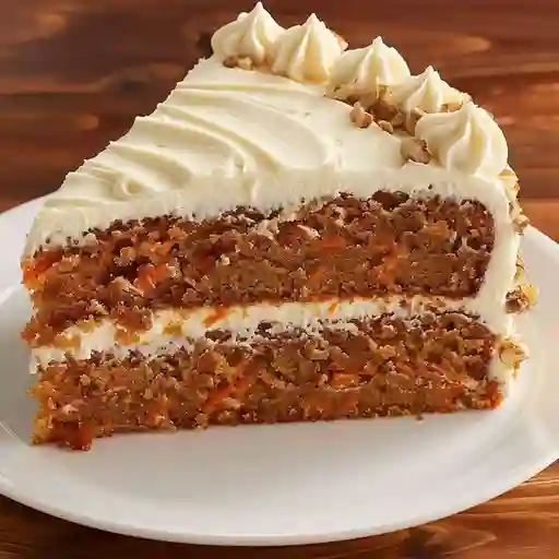 Torta de zanahoria (porción)