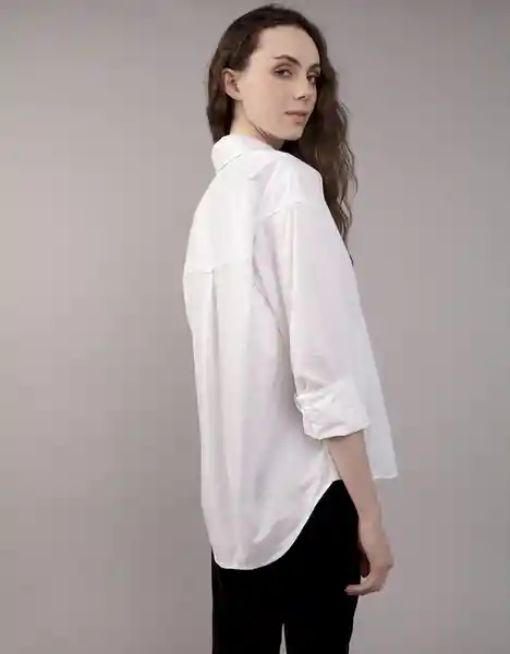 Camisa Mujer Blanco Talla: XX-SMALL 6093100 American Eagle
