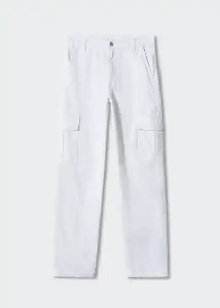 Pantalón Jean New Cargo Off White Talla 22 Mango Teen Girl Mango