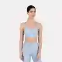 Reebok Top Id Train Aop Para Entrenamiento Mujer Azul Talla L