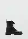 Botines Mountain Negro Talla 40 Mujer Mango