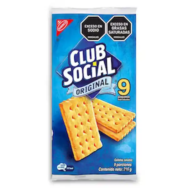 Club Social Galletas Saladas Sabor Original 216 g