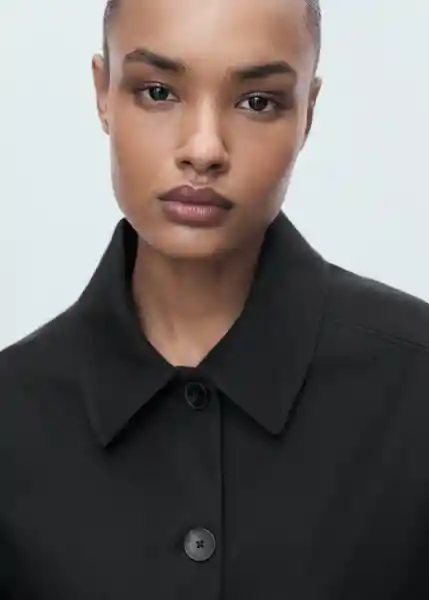 Chaqueta Julia Negro Talla L Mujer Mango