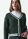 Tejido Mujer Verde Hidai Ultraoscuro Talla M 483G059 Naf Naf