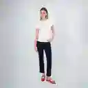 Camiseta Perlas Delantero Blanco M Fuera de Serie