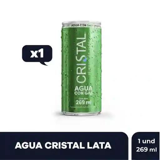 Cristal Agua Gas en 269 mL