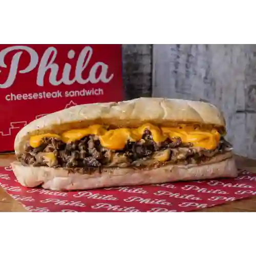Sándwich Philly Cheese Steak Carne