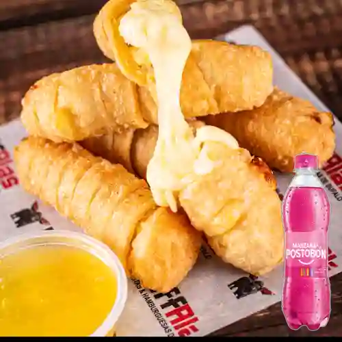 Combo Deditos de Queso + Postob��n Manzana 500 ml