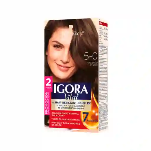 Igora Tinte Vital Castaño Claro 5-0 100 mL