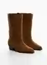 Botas Bom Camel Talla 37 Mujer Mango