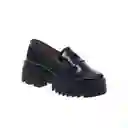 Zapatos Mocasín Ilex Negro Talla 40 Mercedes Campuzano