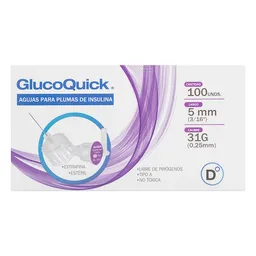 Glucoquick Agujas para Plumas de Insulina