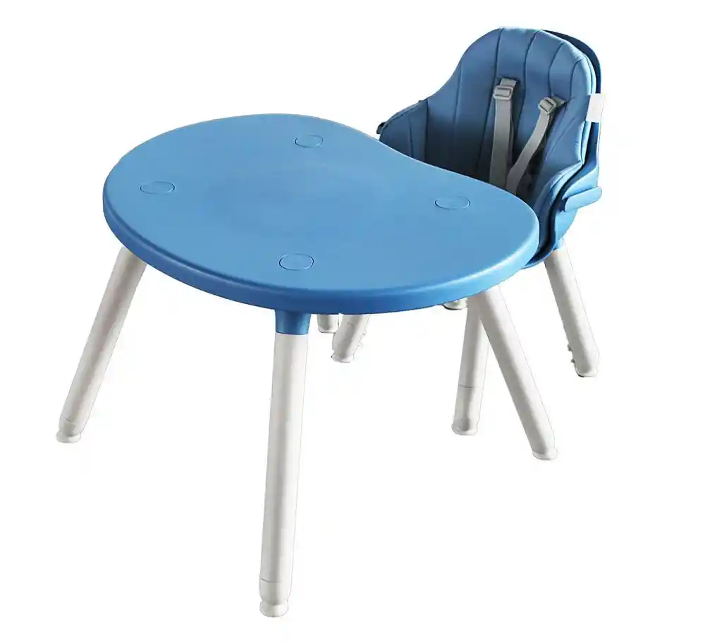 Bebesit Silla Comedor 3 en 1 Baby Desk Azul