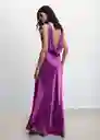 Vestido Gabriel-A Violeta Talla S Mujer Mango