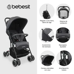 Coche Compacto Bit Bebesit Jc207Bk