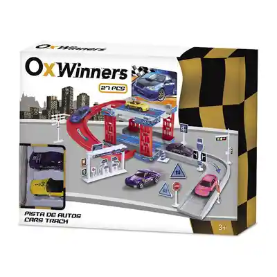 Ox Toys Set Pista de Carros 27 Piezas Ow021