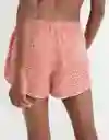 Short de Pijama Rosado Talla X-SMALL American Eagle