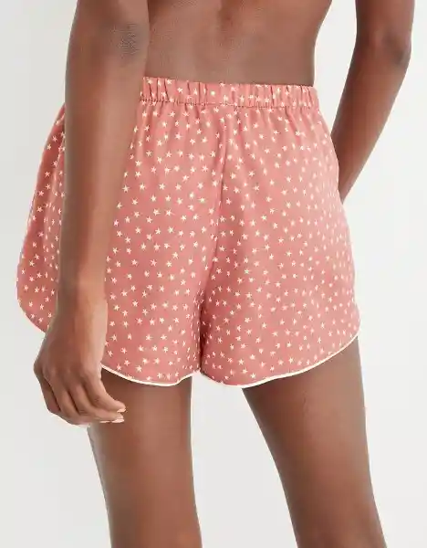 Short de Pijama Rosado Talla X-SMALL American Eagle