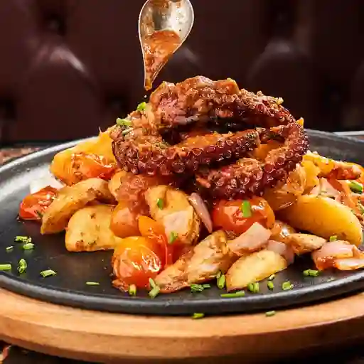 Pulpo a la brava