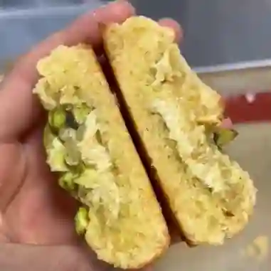 Galleta pistacho chocoblanco