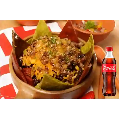 Combo Nachos Tex Mex + Coca Cola Original 400 ml