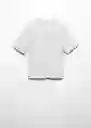 Camiseta Sport Celeste Talla 10 Niños Mango
