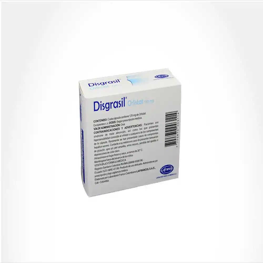 Disgrasil (120 mg) 60 Cápsulas