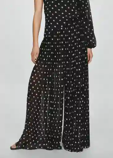 Pantalón Adela Negro Talla XS Mujer Mango