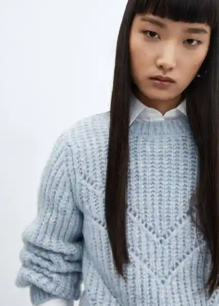 Jersey Gatito Prusia Talla S Mujer Mango