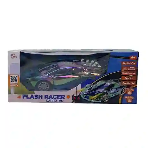 Toy Logic Carro a Control Remoto Flash Racer Blue