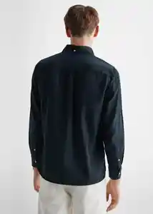 Camisa Garment Marino Talla 19 Teen Niños Mango
