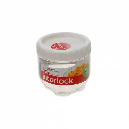 LocknLock Recipiente Circular Blanco