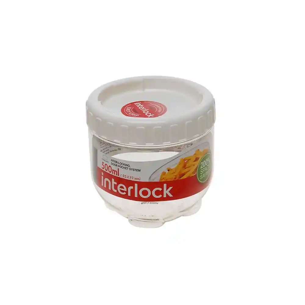 LocknLock Recipiente Circular Blanco