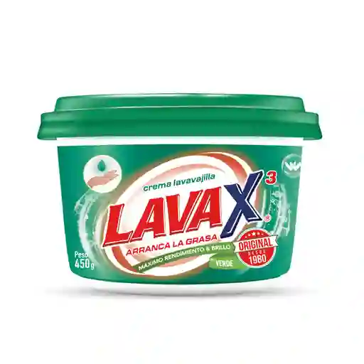 Lavax Lavavajilla Crema Verde