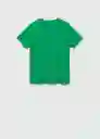 Camiseta Chalaca Verde Talla M Mujer Mango