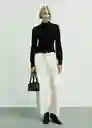 Jean Catherin Offwhite Talla 32 Mujer Mango