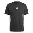 Adidas Camiseta 3s Hombre Negro Talla Ref: IX5196