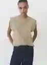 Camiseta Viri Khaki Talla S Mujer Mango
