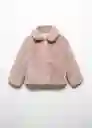 Abrigo Berry Rosa Pastel Talla 71 Niña Mango