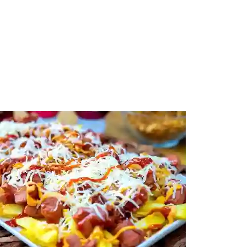 Salchipapas de la Casa