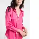 Camisa Pure Mujer Rosa Fandango Oscuro Talla M 512E340 Naf Naf