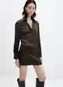 Vestido Kate Khaki Talla XL Mujer Mango