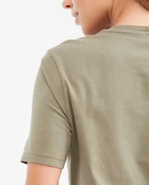 Camiseta Graphic Postal Verde Cerro Oscuro Talla S Chevignon