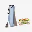 Iris Bolsa Para Snack Soft Azul/Gris