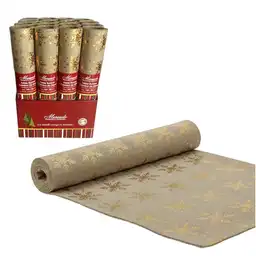 Rodeo Camino Maranelo  Dorado Poliéster 160 x 30 cm